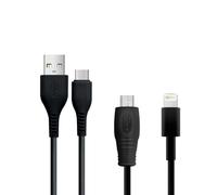 AmComponent - CAVETTO CAVO USB TYPE-A/TYPE-C 100W 7A METRI 1 SALVASPAZIO a PIPA 90°