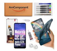 AmComponent - display di ricambio per MOTOROLA MOTO G04 XT2421 / G04S / G24 POWER schermo LCD | Componente di ricambio con luminosità intensa e risposta al tocco reattiva