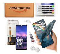 AmComponent - display di ricambio per OPPO A16S CPH2271 schermo LCD touch screen vetro MONITOR | Componente di ricambio con luminosità intensa e risposta al tocco reattiva