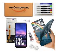 AmComponent - display di ricambio per OPPO A79 5G CPH2553 CPH2557 schermo LCD + vetro touch screen | Componente di ricambio con luminosità intensa e risposta al tocco reattiva