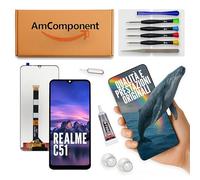 AmComponent - display di ricambio per REALME C51 RMX3830 schermo vetro LCD touch screen | Componente di ricambio con luminosità intensa e risposta al tocco reattiva