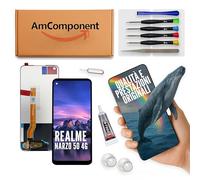 AmComponent - display di ricambio per REALME NARZO 50 4G RMX3286 LCD touch schermo vetro | Componente di ricambio con luminosità intensa e risposta al tocco reattiva