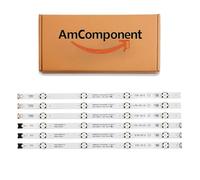 AmComponent - KIT 3 BARRE STRIP 8 LED per TV di ricambio per LG 43" UF64-UHD-A LB268 V2.0XS200604 850 MM