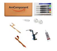 AmComponent - ON OFF VOLUME POWER di ricambio per XIAOMI REDMI NOTE 10 PRO M2101K6 FLAT TASTO TASTI PULSANTI