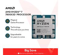 AMD Ryzen 7 7800X3D R7 7800X3D CPU 5,0 GHz 8 core 16 thread 5NM 96M 100- 100000910 Presa AM5 Nuovo vassoio senza dispositivo di raffreddamento