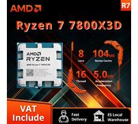AMD Ryzen 7 7800X3D R7 7800X3D CPU 5,0 GHz 8 core 16 thread 5NM 96M 100- 100000910 Presa AM5 Nuovo vassoio senza dispositivo di raffreddamento