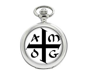 AMDG Ad Majorem Dei Gloriam Orologio Da Tasca