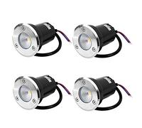 AMDHZ Luce LED COB 3W Faretto da Incasso for Esterni Mini luci da Terra for Esterni IP67 Impermeabile Incassato in Decking Lights for Il Ponte a gradini del Percorso dello Stagno da Giardino Quadrato