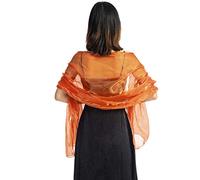 AMDOLE Northwestern sciarpa sciarpa tinta unita donna colore scialle scialle partito sera accessorio orsi sciarpa con cappuccio sciarpa, V, Taglia unica