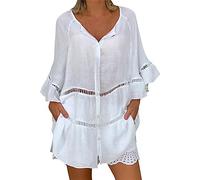AMDOLE Offerte Prime di inizio giorno Oggi 2024 Abiti midi per le donne UK Womens Tunica Abiti floreali Taglia 18 Mini abito marrone Plus Size Abiti da crociera da donna Offerte di liquidazione del