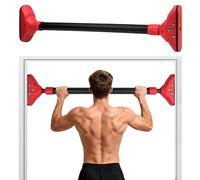 Amdoticknpf Barra per Trazioni, Barra per Flessioni a Casa con Livella a Bolla, Trazioni a Regolabile per Ampiezza 72-95 cm, Senza Viti, Attrezzatura per Allenamento a Casa, Capacità Fino a 200 kg