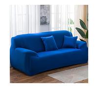 AMDXD Copridivano 1 Posto Blu Reale Monocromo, Poliestere Copridivano Elasticizzato Antiscivolo 90-140cm
