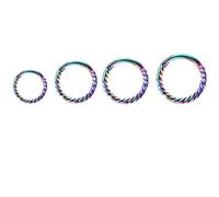 AMDXD Piercing sexy per naso, 1,2 mm, in acciaio inox, può essere utilizzato come orecchini per le labbra, per uomini e donne, 4 pezzi, Acciaio inossidabile, Senza zirconi