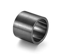 AMDXD Trauring - Anello da uomo, in acciaio inox, spazzolato, largo, per uomini, argento, Acciaio inossidabile, Senza zirconi