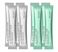 âme pure Jelly Glow Rubber Mask Argento - Set Maschere Viso 4 pz 4 St