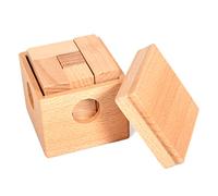 Ameble 1 Set di Puzzle rompicapo in Legno con Blocchi di Legno 3D, Giochi di Puzzle in ad Incastro, Giocattolo rompicapo educativo, matematico per Bambini e Adulti.