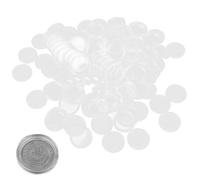 Ameble 200 Pezzi di Porta Monete da 20 mm, in plastica Trasparente Protettiva, per la Collezione di Monete, Capsule impilabili per Dollari d'Argento per Collezionisti