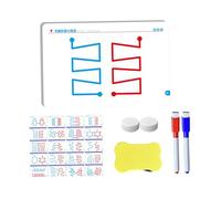 Ameble Giochi cerebrali per Bambini Giochi cerebrali per Bambini da 20 Pagine Puzzle Teaser riutilizzabili con 2 Penne e Gomma - Giocattolo per Lo Sviluppo cognitivo per rompicapo Puzzle