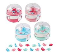 Ameble Pezzi Mini Macchina acchiappa-Peluche Simpatico Gioco acchiappa-Peluche a Forma di Dinosauro in Miniatura per Bambini dai 3 Anni in su Casa Viaggio Mini Artiglio per Bambini Premi per Cla