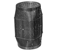 Ameble Trappola per Pesci Extra Large da 50 cm a Prova di Fuga, con Contenitore per Esche Integrato, Design Due in Uno per la Pesca in Acqua Dolce.