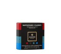 Amedei - Idea regalo - Selezione I Classici cofanetto con 12 napolitains assortiti - Toscano Black 90, 70 e 63, Toscano Latte - cioccolato al latte e fondente extra (90%, 70%, 63%)
