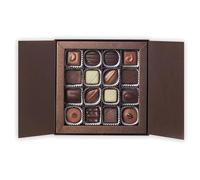 Amedei - Praline 16 Gold gusti assortiti: Cacao Amaro, Grappa, Vin Santo, Zabaione, Rum e Gianduia - cioccolato al latte, cioccolato fondente e cioccolato bianco