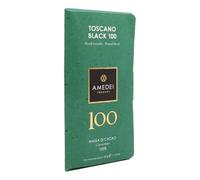 AMEDEI TOSCANO BLACK 100 TAVOLETTA DI MASSA DI CACAO 100% 50 GR