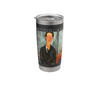 Amedeo Modigliani Chaim Soutine Art Pittura Idee Bicchiere termico in acciaio inox doppia parete