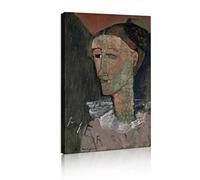 Amedeo Modigliani Famoso Dipinto Replica Opera D'arte Autoritratto Come Pierrot Incorniciato Tela Poster Stampa Arte Della Parete Per Interni Home Decor 50x85cm telaio interno