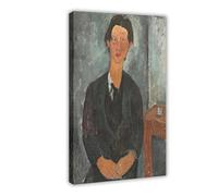 Amedeo Modigliani Famous Prints Chaim Soutine Poster Stampa per Camera di Ragazzi e Ragazzi su Tela Tela Stampa su Tela Tela Stampa su Tela Cornice 61 x 91,4 cm