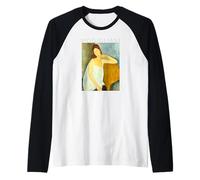 Amedeo Modigliani Jeanne Hebutern Idee di Pittura per artisti Maglia con Maniche Raglan