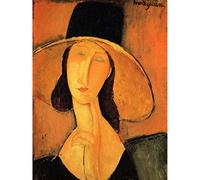 Amedeo Modigliani Portrait Of A Woman With Hat Old Large Art Print Poster Wall Decor 18x24 inch