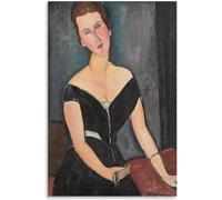 Amedeo Modigliani Poster Amedeo Modigliani Stampe Amedeo Modigliani Arte della Parete Moda Donna Tela Dipinto Decorazioni per la casa Immagini 40x60 cm Senza Cornice