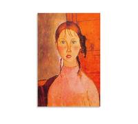 Amedeo Modigliani - Poster con stampa artistica da parete, 50 x 75 cm, motivo: artista pittorico (50 x 75 cm)