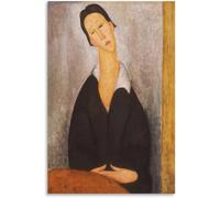 Amedeo Modigliani Poster Famoso Dipinto Ritratto Di Una Donna Polacca Tela Arte Della Parete Stampe Astratte Per Immagini Di Home Decor 58x80cm Senza Cornice