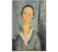 Amedeo Modigliani Poster Girl in una camicetta da marinaio Pittura su tela Arte astratta della parete Amedeo Modigliani Stampe per immagini di Home Decor 58x80cm senza cornice
