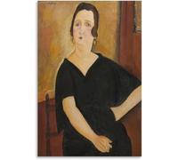 Amedeo Modigliani Poster Ritratto Di Una Donna Su Tela Pittura Astratta Arte Della Parete Amedeo Modigliani Stampe Per Home Decor Immagini 58x80cm Senza Cornice