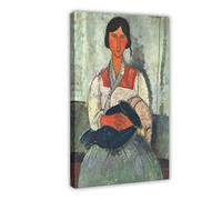 Amedeo Modigliani Stampa Famosa Donna Zingara con Bambino Poster su Tela Arte da Parete Camera da Letto Ufficio Camera da Letto Camera da Letto Camera da Letto Camera da Letto Camera da Letto Camera