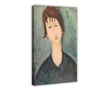 Amedeo Modigliani Stampa Famosa Una Donna Poster per Estetica Ambiente Poster su Tela Wall Art Poster E Cornice Stampa 61 x 91,4 cm