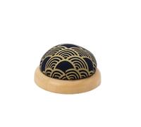 AMEEDA Cuscino Spilli Portatile 2 Pezzi a Forma di Zucca puntaspilli for Cucire Accessori Supporto for Cuscino con in Legno Forniture for Artigianali Fai da Te(Type-04)