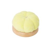 AMEEDA Cuscino Spilli Portatile Puntaspilli in Velluto a Forma di Zucca da 2 Pezzi - Porta Aghi Super Morbido Fai-da-Te con Base in Legno, puntaspilli Facile Inserire for Cucito e Ricamo a Mano(H)