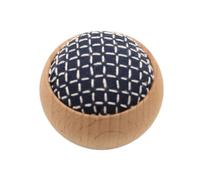 AMEEDA Cuscino Spilli Portatile Puntaspilli Sashiko con Base in Legno Portaspilli Kit da Ricamo for Cucito Stampa Floreale in Cotone for Regalo di inaugurazione della casa(C1)
