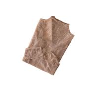 AMEEDA Maglia Pizzo Manica Lunga Camicia da Donna in Pizzo Floreale S-XL, Primavera Autunno, Manica Lunga, Sexy, con Fondo in Rete, Scollo a Lupetto, Camicetta, Pullover(Dark Khaki,S)