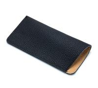 AMEEDA Occhiali Caso Custodia for Occhiali in Vera Pelle for Uomo Donna Custodia for Occhiali da Sole Custodia for Occhiali Custodia for Occhiali Ultrasottile Protezione for Occhiali(Black)