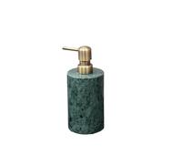 AMEEDA Set di Accessori per Il Bagno Set da Bagno in Marmo Naturale Verde Scuro, Vassoio di Lusso Leggero, portaspazzolino, Dispenser di Sapone(Soap Dispenser E)