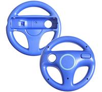 AMEEGO GN-006 - Supporto per volante Mario Kart Racing Game per controller di gioco Wii (blu scuro)