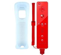 Ameego Telecomando rosso compatibile con qualsiasi versione di console Nintendo Wii e Wii U (prodotto di terze parti)