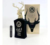 Ameer - Profumo originale al nobile, 100 ml, profumo arabo unisex di lunga durata, Eau da Parfum, con atomizzatore da 5 ml, fragranza elegante con aroma inconfuso (Ameer)