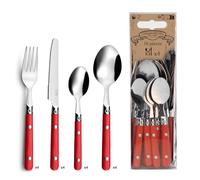 Amefa 2210RDTTPCB60 Set di Posate, Acciaio Inox, Rosso