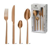 Amefa 9385AEAFV2B60 Square - Servizio di posate 16 pezzi, in rame